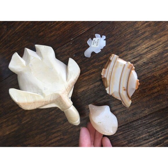 Vintage carved Turtles / sea turtle‎ tortoise / knick knack shelf decor / Mexico - Picture 3 of 8